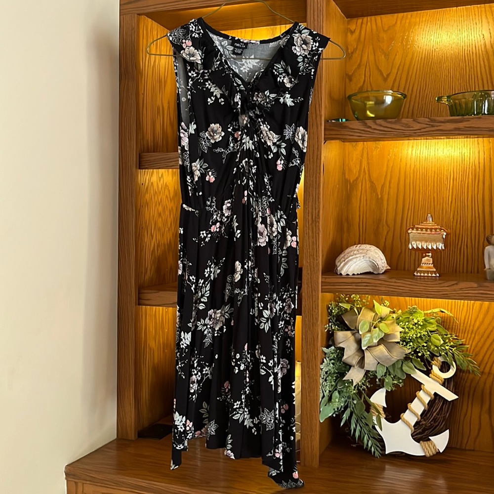 Black Floral Dress